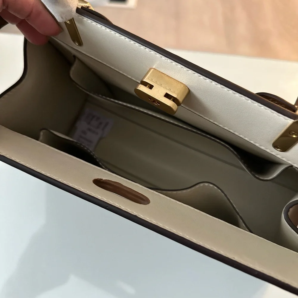 💥BRAND NEW💥 Tory Burch Lee Radziwill Petite Satchel - Picture 9 of 11